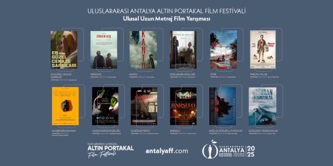 62. Uluslararası Antalya Altın Portakal Film Festivali - Ulusal Uzun Metraj Yarışması Filmleri